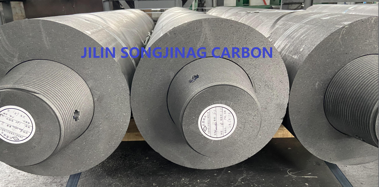 GRAPHITE ELECTRODE AND CARBON