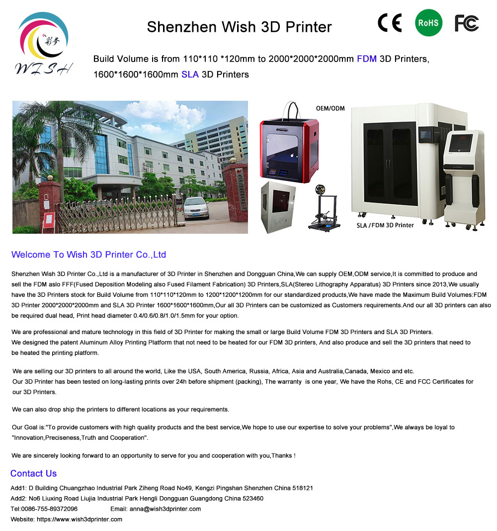 Shenzhen Wish 3D Printer Co.,Ltd