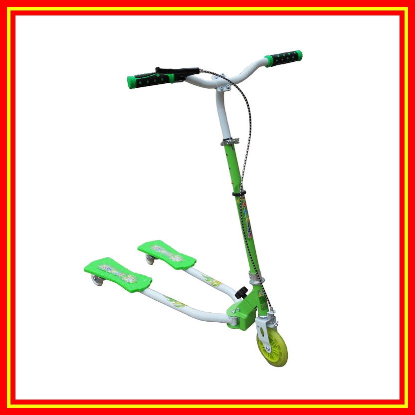 EN71 flashing wheel Frog kick scooter with CE 