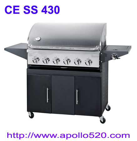 Gas Barbecue Free Standing 6Burner Grills 