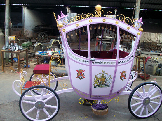 2012  Christmas gift for children luxury children royal horse drawn carriage