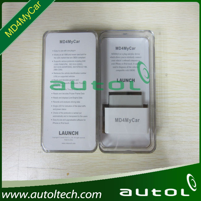 2012 Launch new product code reader MD4MyCar for iPhone update via offical website