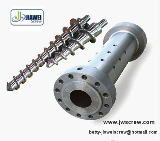 feed screw and barrel for rubber extruder machine