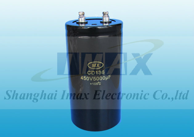 450В 105С винт с жесткими выводами 4700uf электролитический конденсатор 