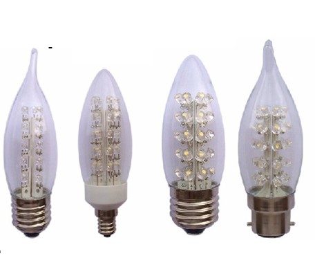 E12/E17/E26 LED candle light  supplier