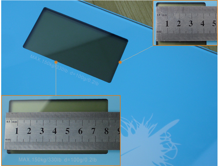 Large LCD bathroom scale CS-909