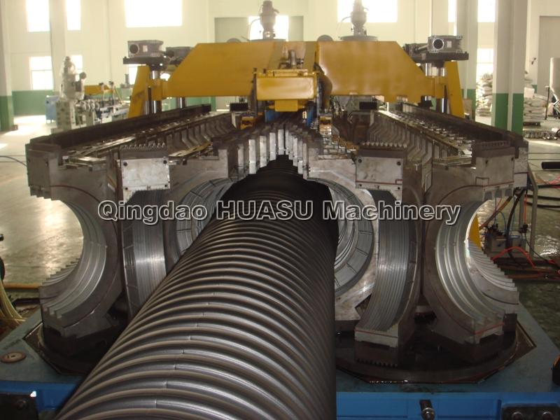 SBG400 HDPE/PP Double Wall Corrugated Pipe Extrusion Line