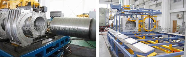 SBG1000 UPVC Double Wall Corrugated Pipe Production Line