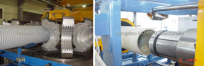 SBG500 UPVC Double Wall Corrugated Pipe Extrusion Line