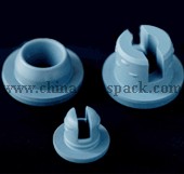 Freeze drying butyl rubber stoppers for injection vials