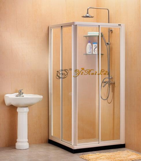 squre corner entry sliding doors shower enclosure,glass bathroom,shower cubicle,shower box  