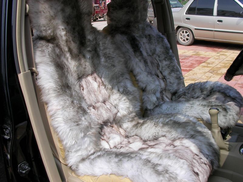 sheepskin car seat covers FOX SKIN