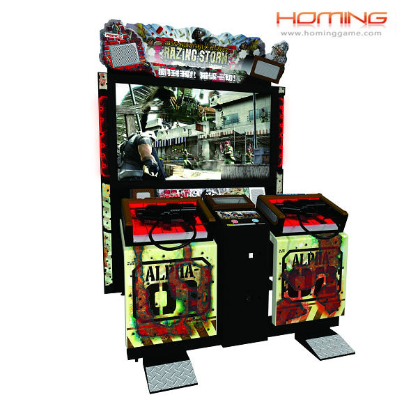 Razing Storm shooting game machine(hominggame-COM-424)