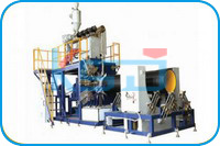 HDPE Large Caliber Hollowness Wall Winding Pipe Production Line/pipe extrusion line