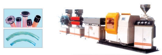 PVC Steel Wire Reinforced Pipe Extruding Machine