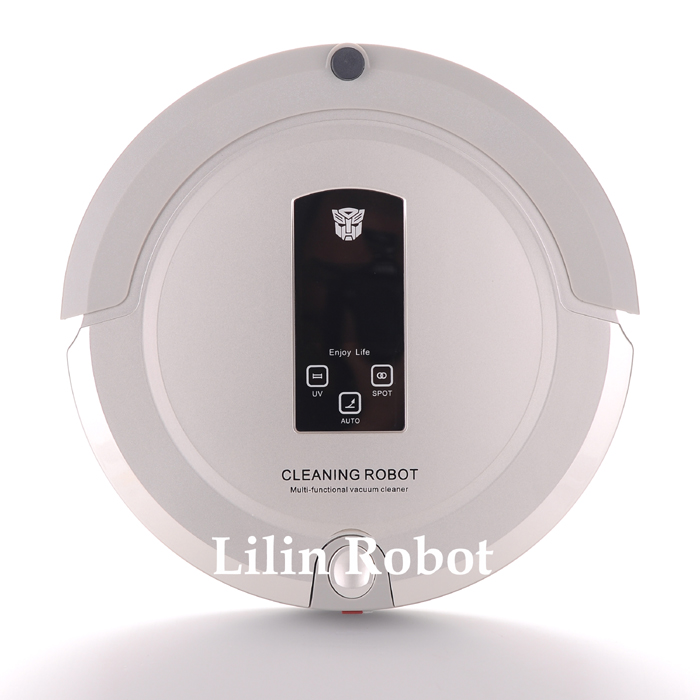 4 In 1 Multifunction Robot Vacuum Cleaner (Sweep,Vacuum,Mop,Sterilize),LCD Touch Screen,Schedule,2-Way Virtual Wall,Auto Charge