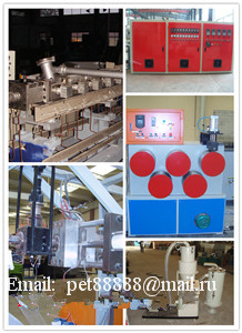 Equipment for the production of PET packaging tape