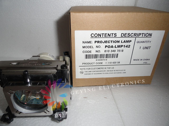 Projector lamp with housing  /POA-LMP142 for Sanyo PLC-WK2500 PLC-XD2600 PLC-XD2200 PLC-XE34 PLC-XK2200 PLC-XK2600