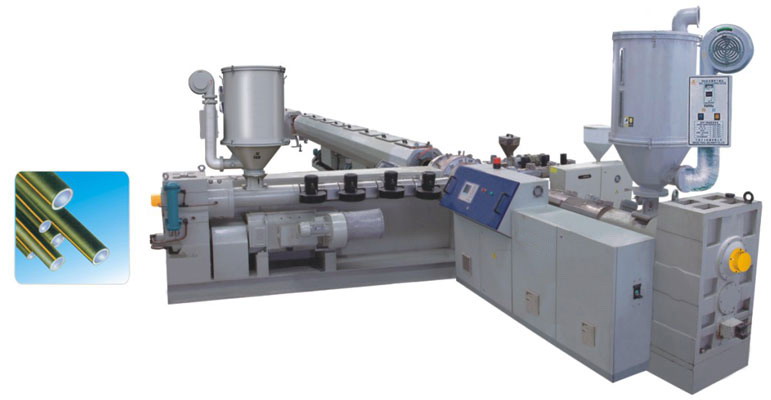 three-layer co-extruded PP-R -PP cold and hot water pipe production line