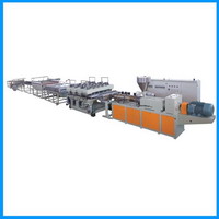 PVC-PE-PP and wood building board production line