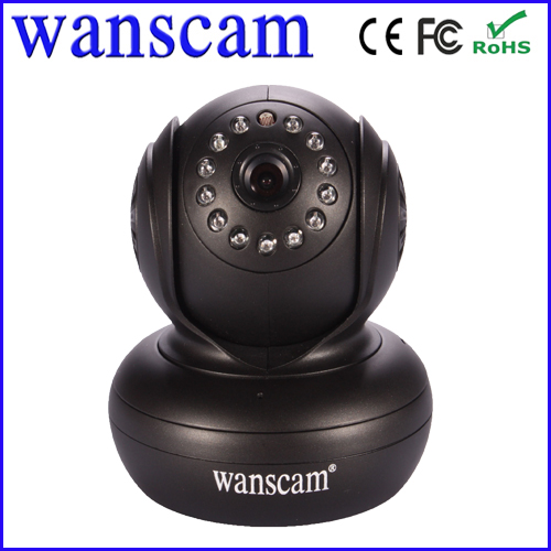 indoor wifi wireless pan tilt audio P2P wide angle lens robot camera ip