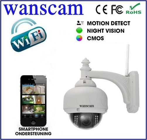 ouotdoor WiFi беспроводной водонепроницаемый IP-купольная PTZ-камера широкий угол камеры IP