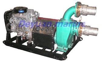 The diesel engine driven marine water pumpThe diesel engine driven marine water pump