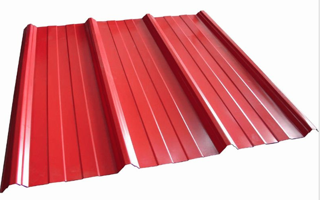 corrugated steel roofing panels (factory)