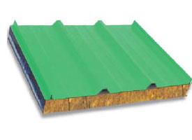 Glass Wool Steel Insulation Panel For Wall