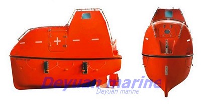 Totall enclosed FRP lifeboat and rescue boat
