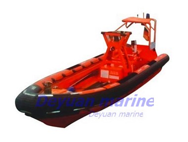 Inflatable fender fast rescue boat