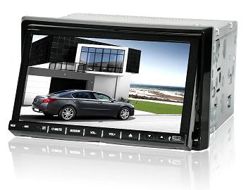 7 inch Double Din in-dash DVD Player with GPS BT IPOD
