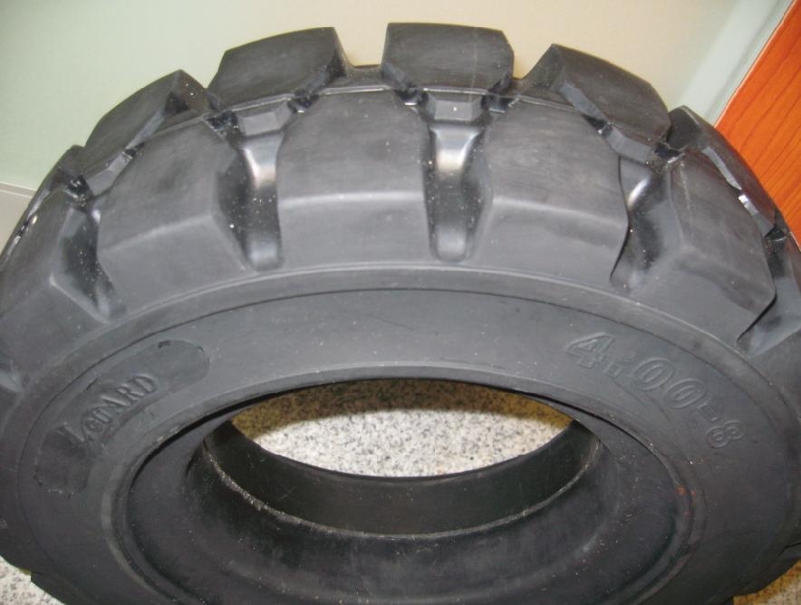 L-guard Pneumatic shaped solid tire 6.50-10