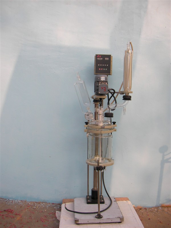 10L jacketed glass reactor 