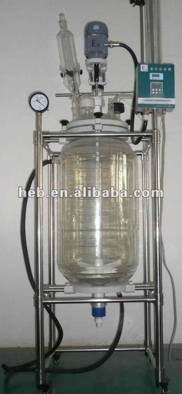 EX-80L Jacketed Glass Reactor 