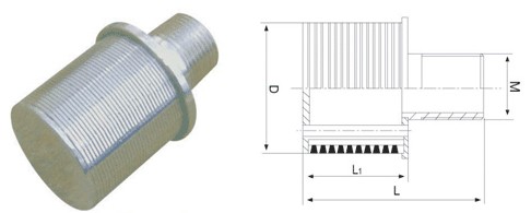 Screen Nozzle & Water and Gas Strainers & Wedge wire filter element 