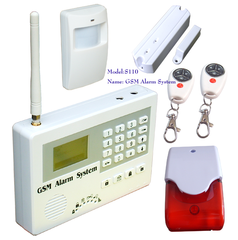 GSM Wireless House Alarm System S110 