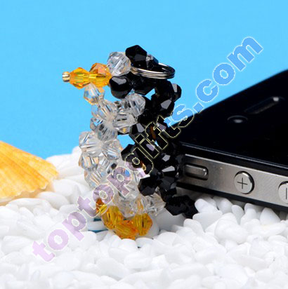 diy 3d beaded penguin 4mm crystal bicone beads animal charm