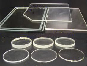Ультра-тонкий кварц стекла толщиной до 0,05 мм