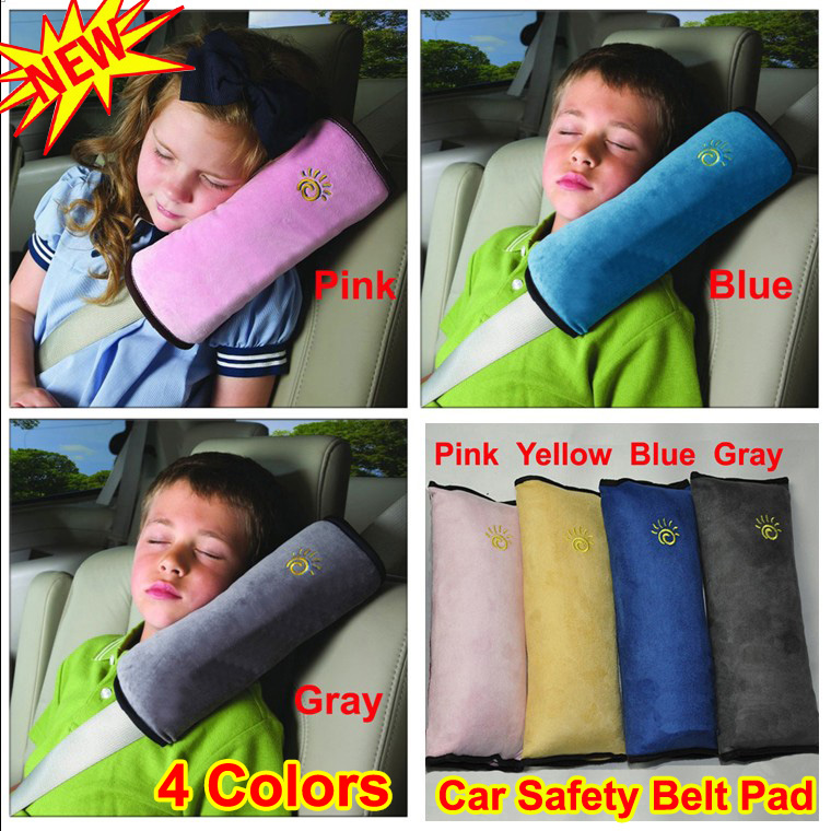 Soft Baby/Kid/Toddler/Child/Infant Vehicle Car Auto Safety Seat Belt Seatbelt Strap Harness Shoulder Pad Cover Cushion Pillow Head Neck Support Protector
