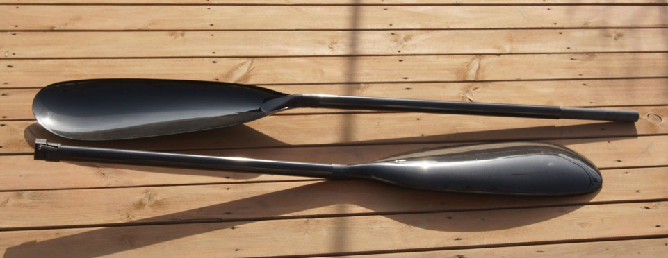 carbon fiber kayak paddle
