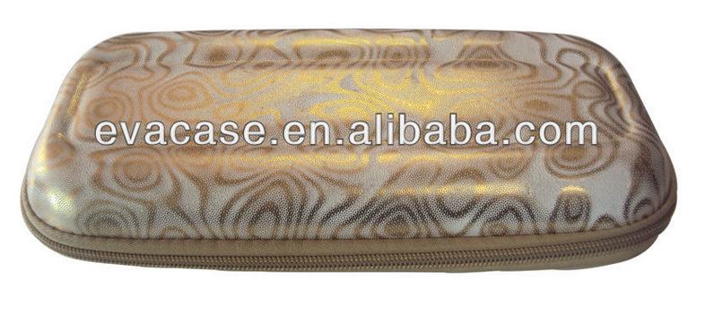 Golden customized EVA cosmetic gift case