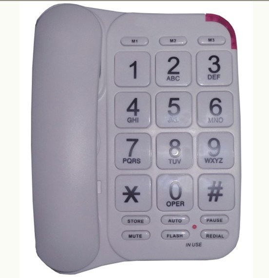 FSK/DTMF caller systems big button phone TM-P032