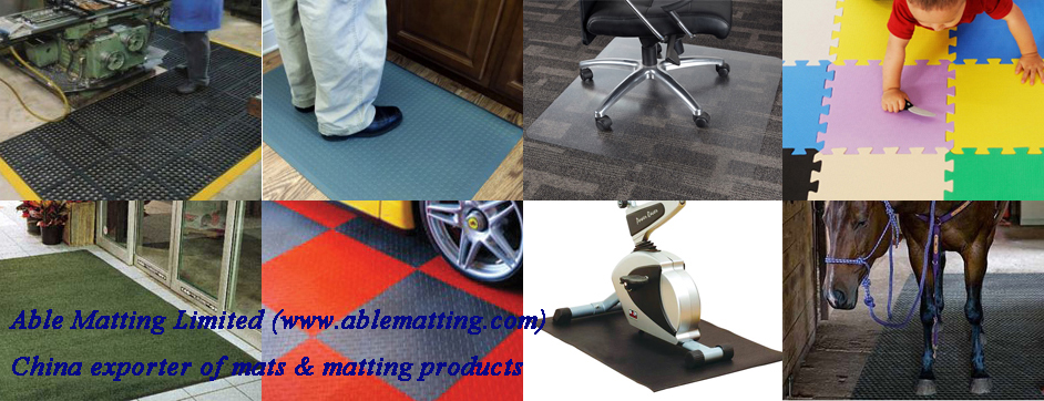 mats and matting products for industrial, commercial, domestic and safe applications.