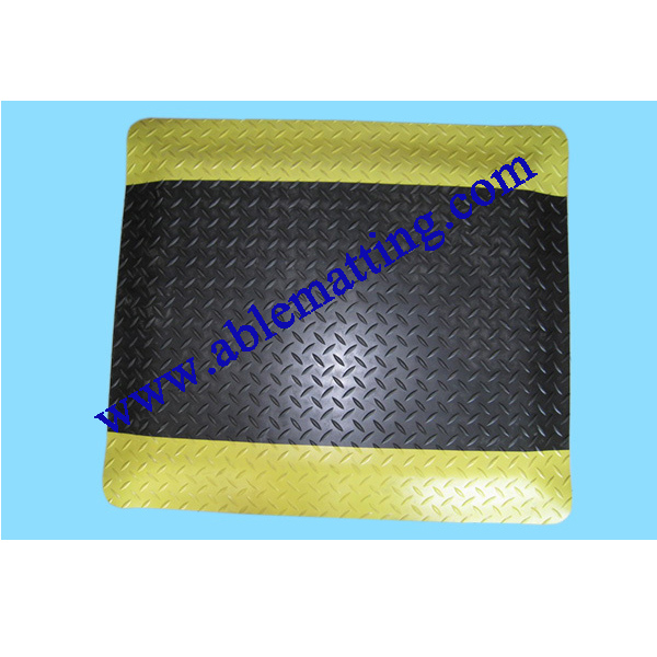 Anti-fatigue Floor Mat, Diamond Plate Pattern Surface (used in dry area)
