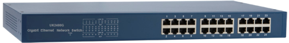 Чисто гигабитный LAN переключатель UK2400G(24-порта)
