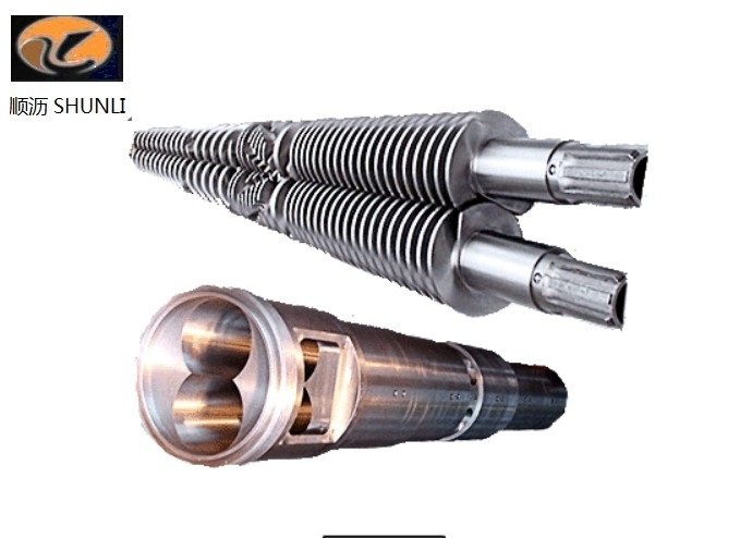 conical twin screw barrel for extrder machine