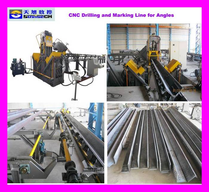 CNC Angle Line For Angle Drilling And Marking