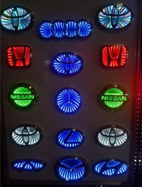LED Car Emblem Lights 