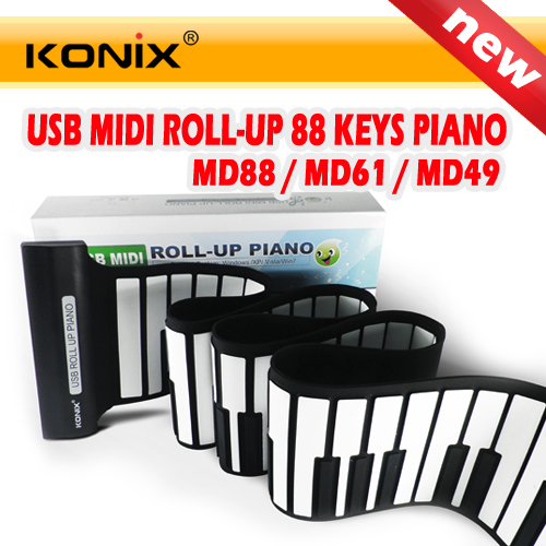 USB MIDI ROLL UP PIANO